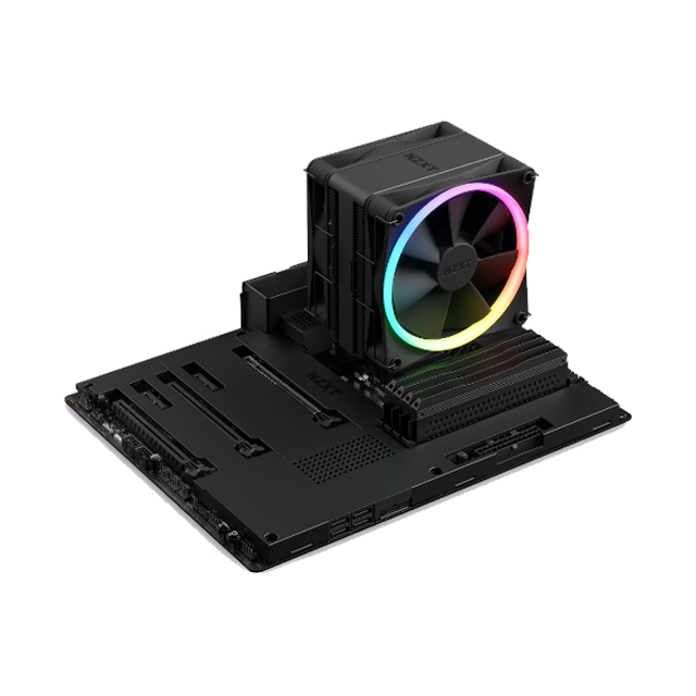 Disipador CPU NZXT T120 RGB, 120mm, 500 - 1800RPM, Negro