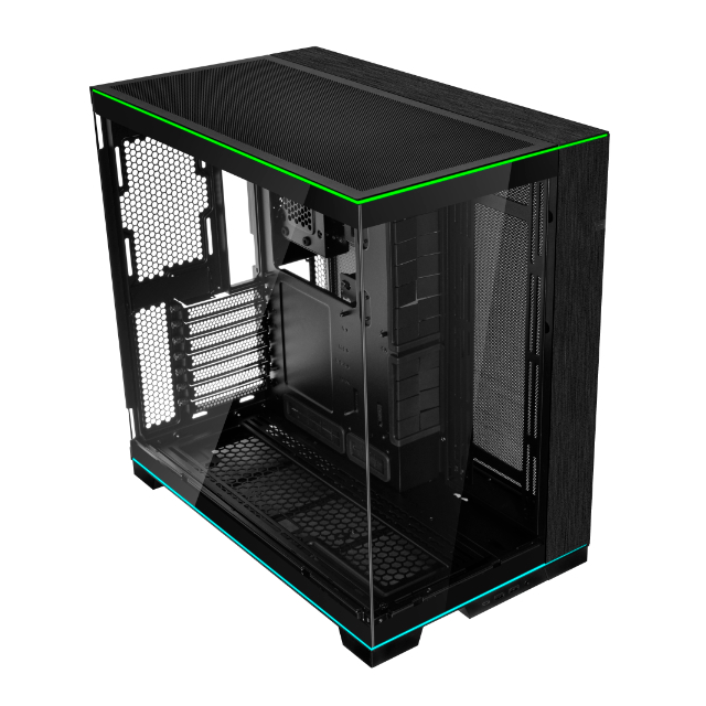 Gabinete Lian Li O11 DYNAMIC EVO RGB con Ventana, Full Tower, ATX/EATX/micro ATX/Mini-ITX, USB 3.0, sin Fuente, Negro