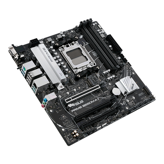 Tarjeta Madre ASUS Prime B650M-A II, Micro-ATX, Socket AM5, AMD B650, 128GB DDR5, HDMI/DP para AMD