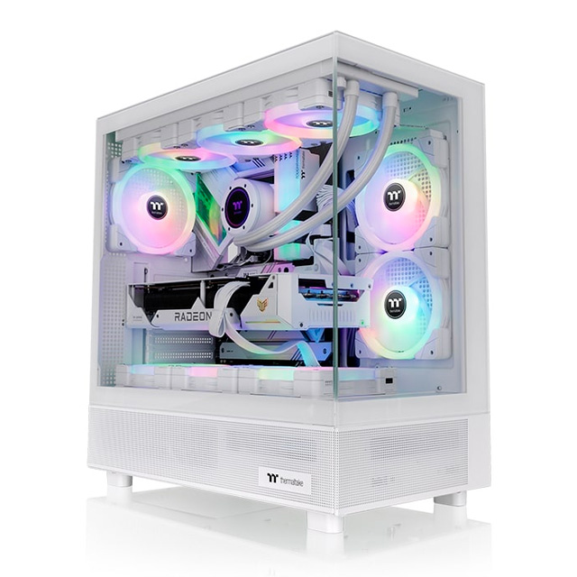 Gabinete Thermaltake View 270 Tg Argb, Mid Tower, Ventana Lateral /frontal, 1x Vent,Blanco