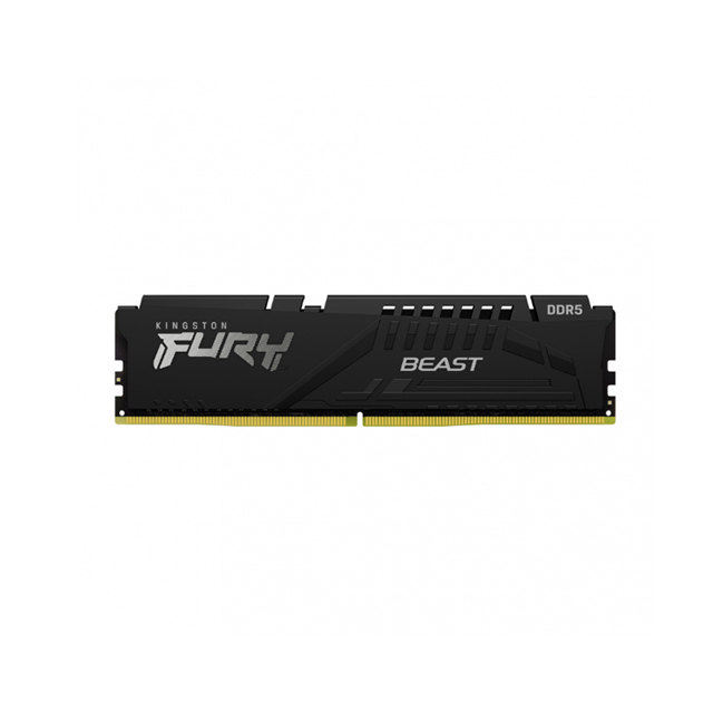 Memoria RAM Kingston Fury Beast DDR5, 5200MHz, 16GB, Non-ECC, CL40, XMP