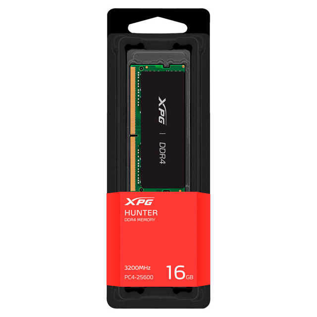 Memoria RAM para Laptop XPG Hunter DDR4, 3200MHz, 16GB, Non-ECC, CL22, 260-pin SO-DIMM