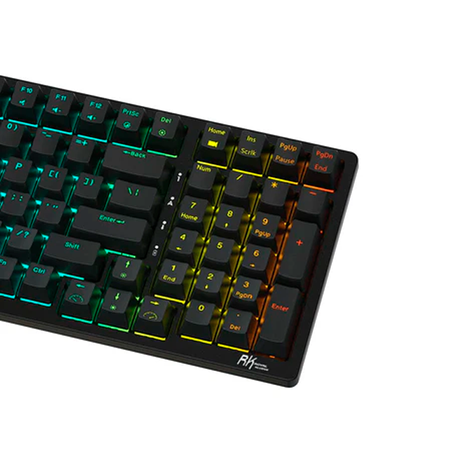 RK Royal Kludge RK98BK 98% RGB retroiluminado teclado mecánico color Negro