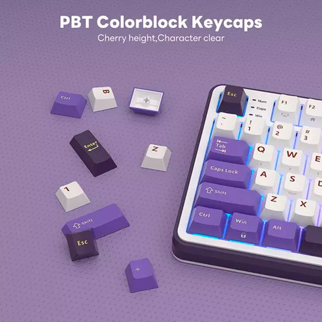 RK Royal Kludge RKS98BKB 98% RGB retroiluminado teclado mecánico color Blackberry