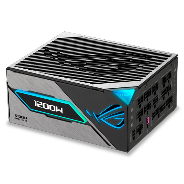 Fuente de Poder ASUS ROG Thor Platinum III 80 PLUS Platinum ATX, Modular, 24-pin ATX, 12VHPWR, 135mm, 1200W