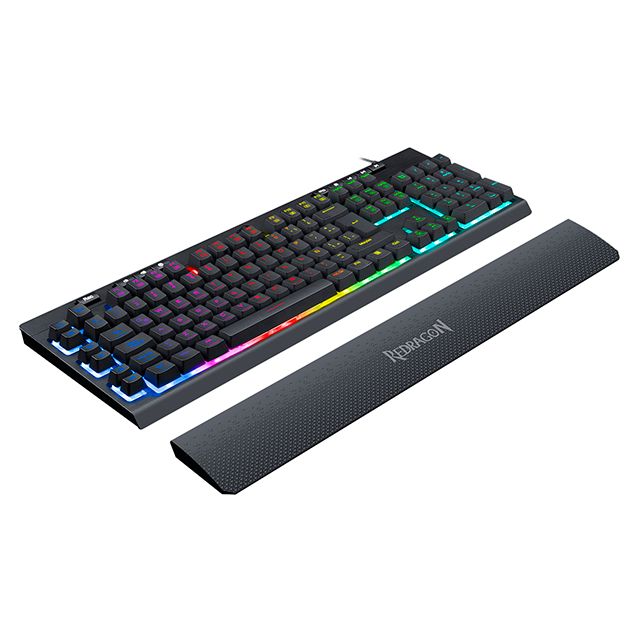 Teclado Gamer Redragon Shiva K512 RGB, Teclado Membrana, Alámbrico, Negro, Español