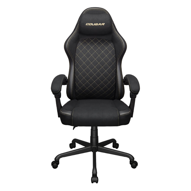 Cougar Silla Gamer Ergonómica FUSION EX GOLD F, hasta 120kg, Negro/Oro