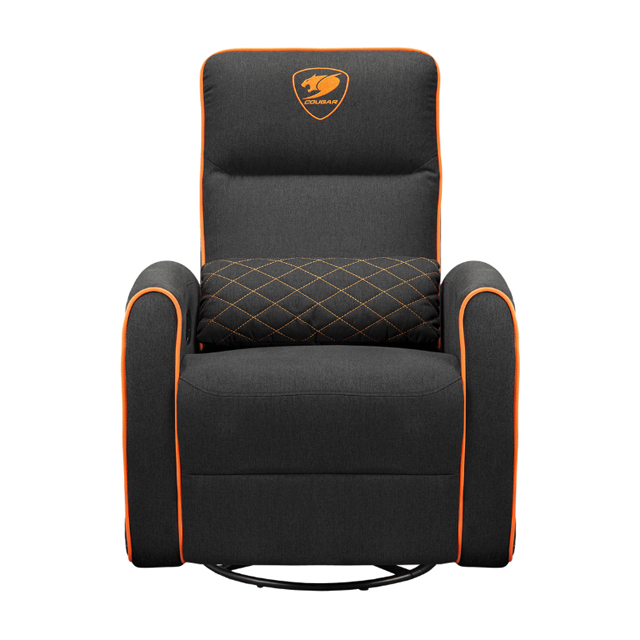 Cougar Sofá Gamer FIDOM, hasta 150Kg, Negro/Naranja