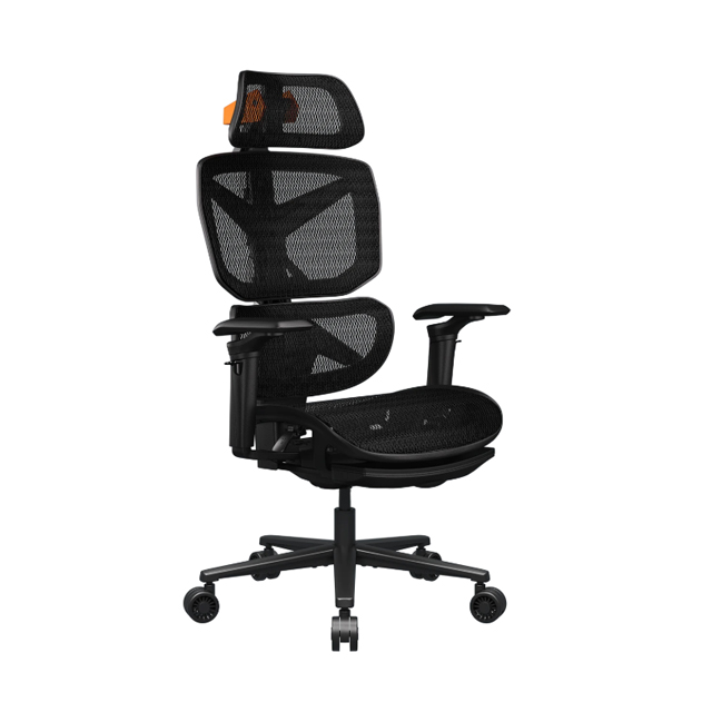 Cougar Silla Gamer Ergonómica TERMINATOR AIR, hasta 120kg, Negro