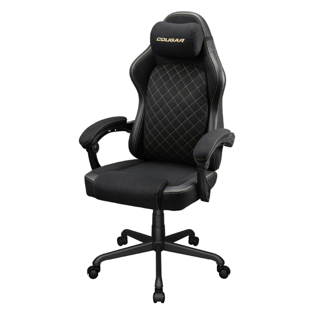 Cougar Silla Gamer Ergonómica FUSION EX GOLD F, hasta 120kg, Negro/Oro
