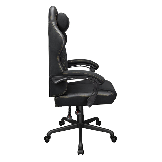 Cougar Silla Gamer Ergonómica FUSION EX GOLD F, hasta 120kg, Negro/Oro