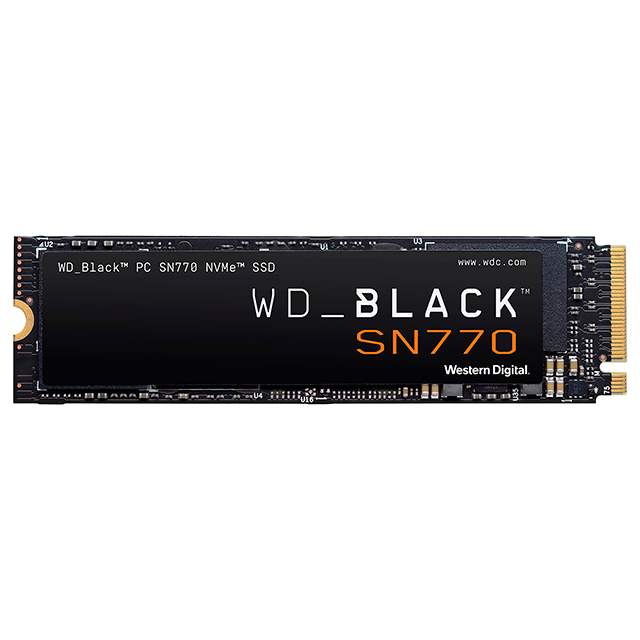 SSD Western Digital WD_Black SN770 NVMe, 2TB, PCI Express 4.0, M.2