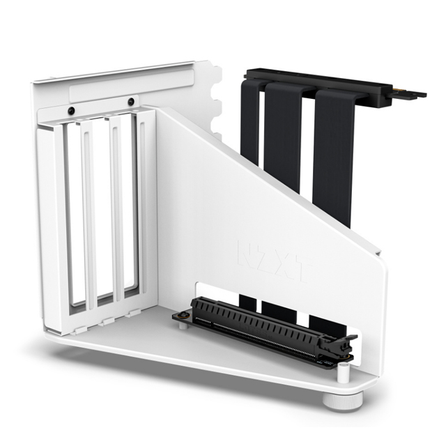 NZXT Kit de Soporte de Tarjeta Gráfica Vertical, PCIE 4.0, Blanco/Negro Compatible con H7/H9 Flow/Elite 