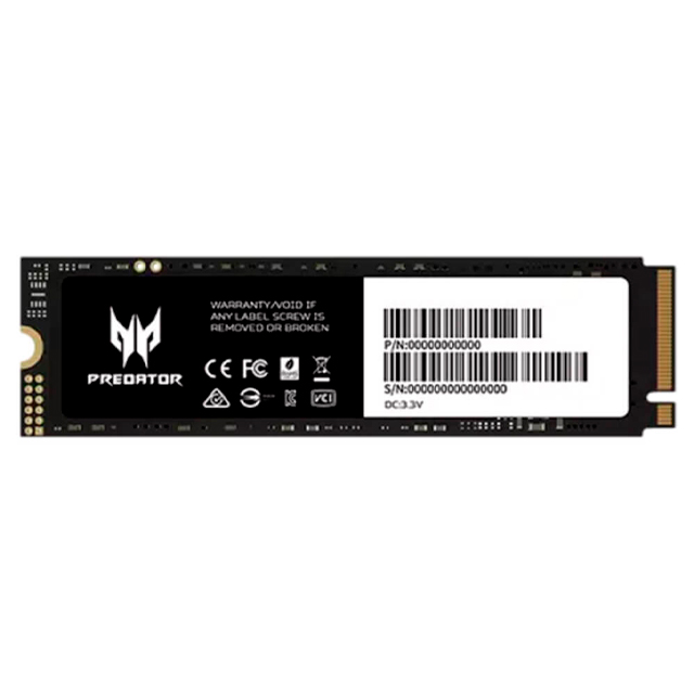 SSD Acer GM7 NVMe, 1TB, M.2, 6300 MB/s Escritura, 7200 MB/s Lectura, PCI Express 4.0