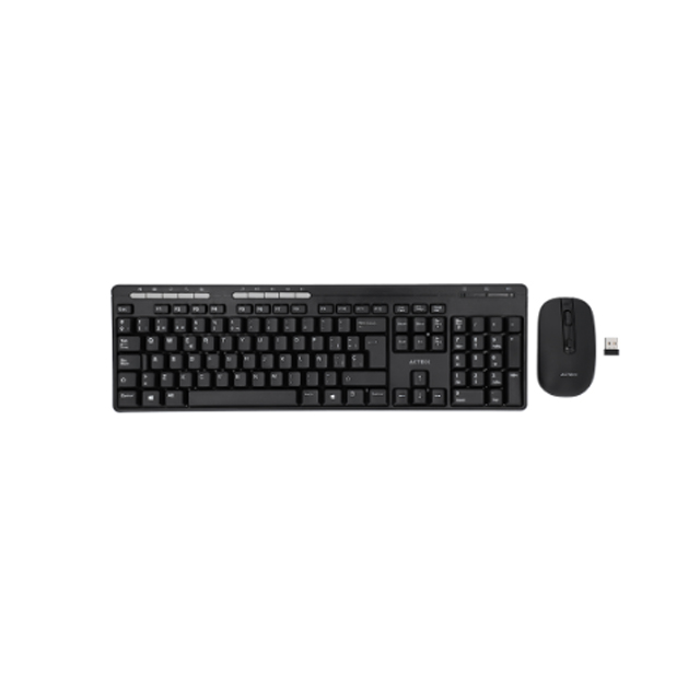 Kit de Teclado y Mouse Acteck MK450, Inalámbrico, USB, Negro