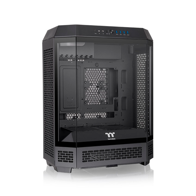 Gabinete Thermaltake The Tower 600 Black, Midi-Tower, ATX/Micro-ATX/Mini-ITX, USB 3.0, sin Fuente, sin Ventiladores Instalados, Negro