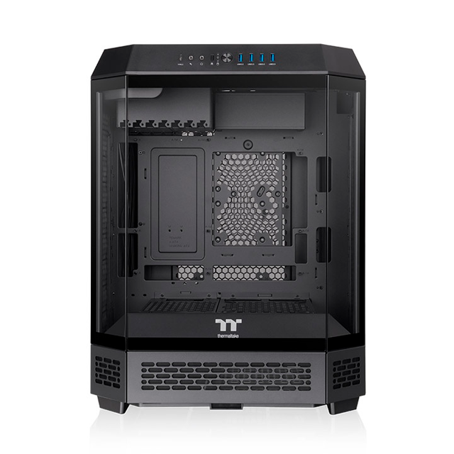 Gabinete Thermaltake The Tower 600 Black, Midi-Tower, ATX/Micro-ATX/Mini-ITX, USB 3.0, sin Fuente, sin Ventiladores Instalados, Negro