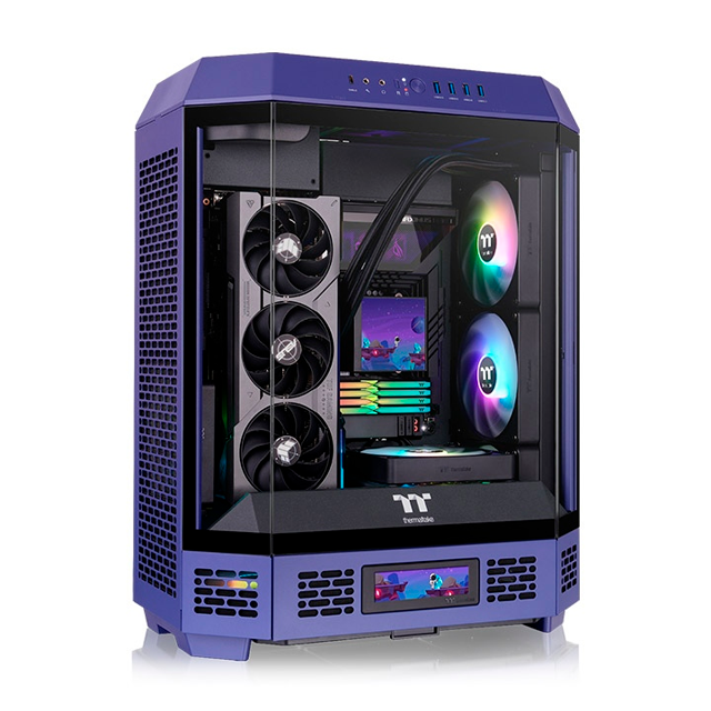 Gabinete Thermaltake The Tower 600 Future Dusk, Midi-Tower, ATX/Micro-ATX/Mini-ITX, USB 3.0, sin Fuente, sin Ventiladores Instalados, Azul