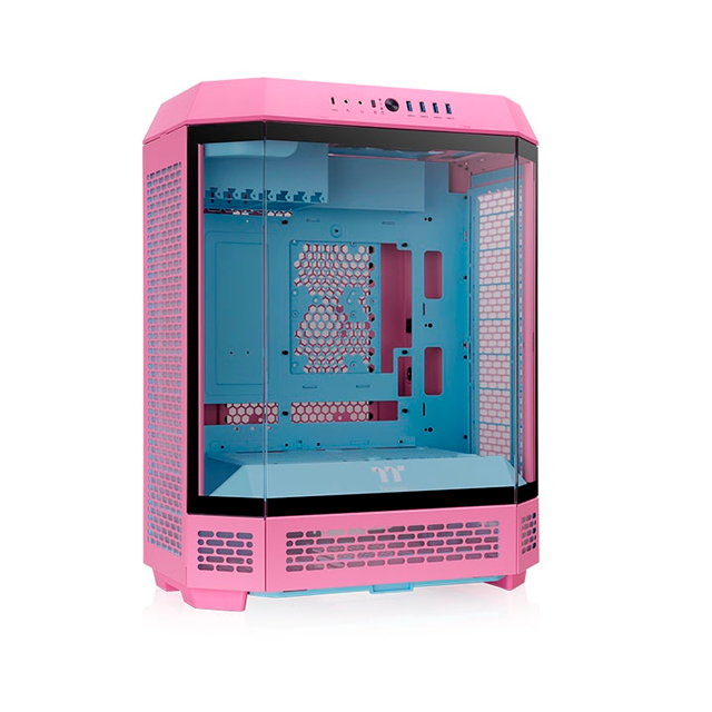Gabinete Thermaltake The Tower 600 Bubble Pink, Midi-Tower, ATX/Micro-ATX/Mini-ITX, USB 3.0, sin Fuente, sin Ventiladores Instalados, Rosa