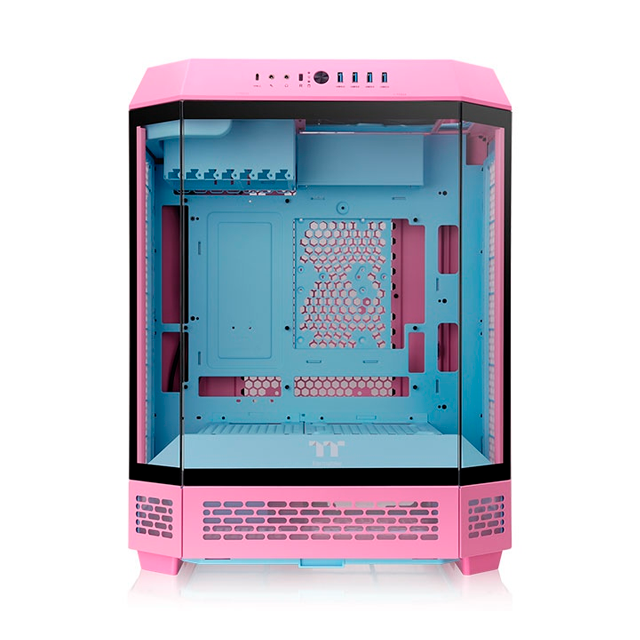 Gabinete Thermaltake The Tower 600 Bubble Pink, Midi-Tower, ATX/Micro-ATX/Mini-ITX, USB 3.0, sin Fuente, sin Ventiladores Instalados, Rosa
