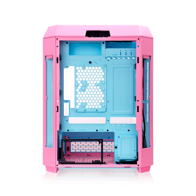 Gabinete Thermaltake The Tower 600 Bubble Pink, Midi-Tower, ATX/Micro-ATX/Mini-ITX, USB 3.0, sin Fuente, sin Ventiladores Instalados, Rosa