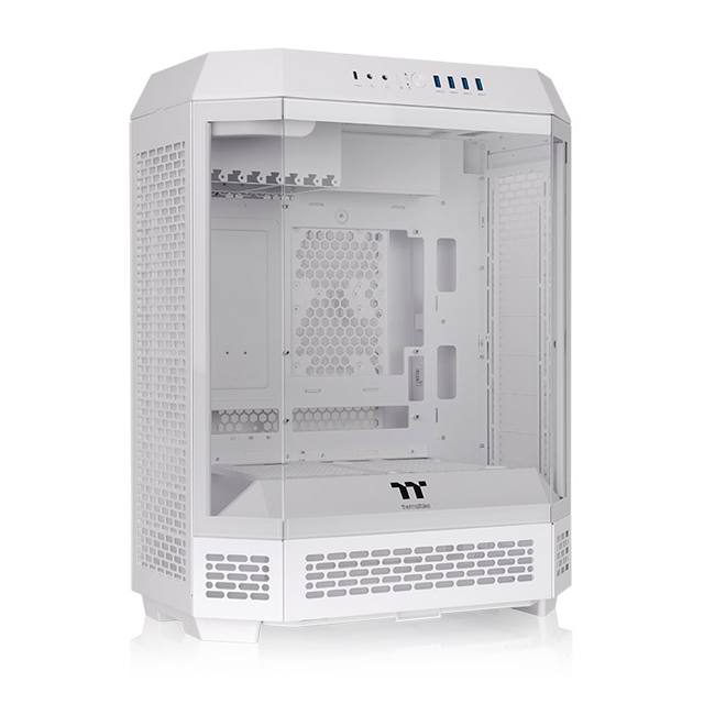Gabinete Thermaltake The Tower 600 Snow, Midi-Tower, ATX/Micro-ATX/Mini-ITX, USB 3.0, sin Fuente, sin Ventiladores Instalados, Blanco