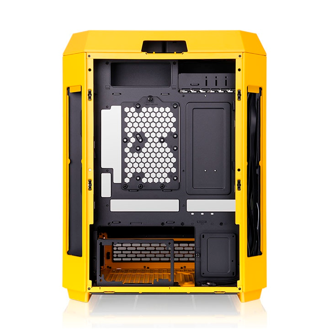 Gabinete Thermaltake The Tower 600 Bumblebee, Midi-Tower, ATX/Micro-ATX/Mini-ITX, USB 3.0, sin Fuente, sin Ventiladores Instalados, Amarillo