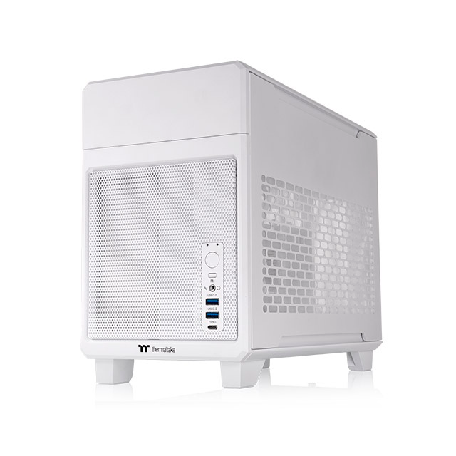 Gabinete ThermalTake TR100 Snow, Mini-Tower, Mini-ITX, USB 3.0, sin Fuente, Sin Ventiladores Instalados, Blanco 