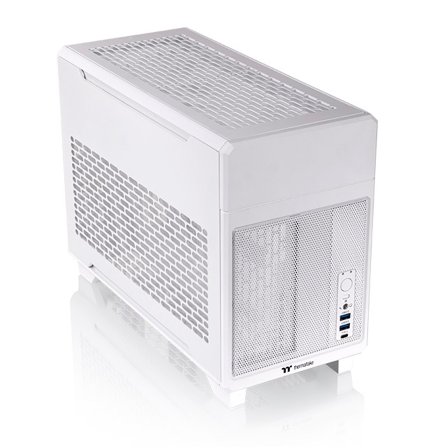 Gabinete ThermalTake TR100 Snow, Mini-Tower, Mini-ITX, USB 3.0, sin Fuente, Sin Ventiladores Instalados, Blanco 