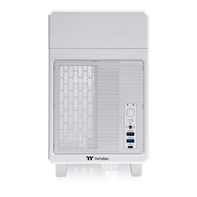 Gabinete ThermalTake TR100 Snow, Mini-Tower, Mini-ITX, USB 3.0, sin Fuente, Sin Ventiladores Instalados, Blanco 