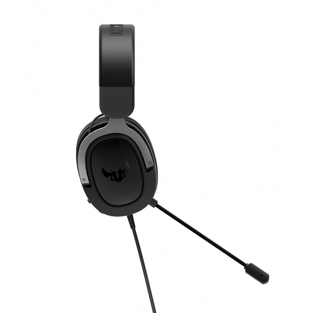ASUS Audífonos Gamer TUF Gaming H3 7.1, Alámbrico, 1.3 Metros + 1.3 Metros de Extensión, 3.5mm, Negro/Gris