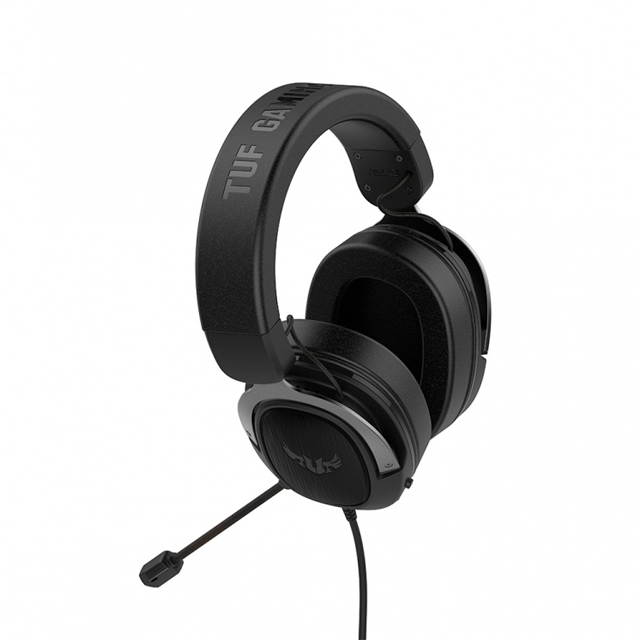 ASUS Audífonos Gamer TUF Gaming H3 7.1, Alámbrico, 1.3 Metros + 1.3 Metros de Extensión, 3.5mm, Negro/Gris