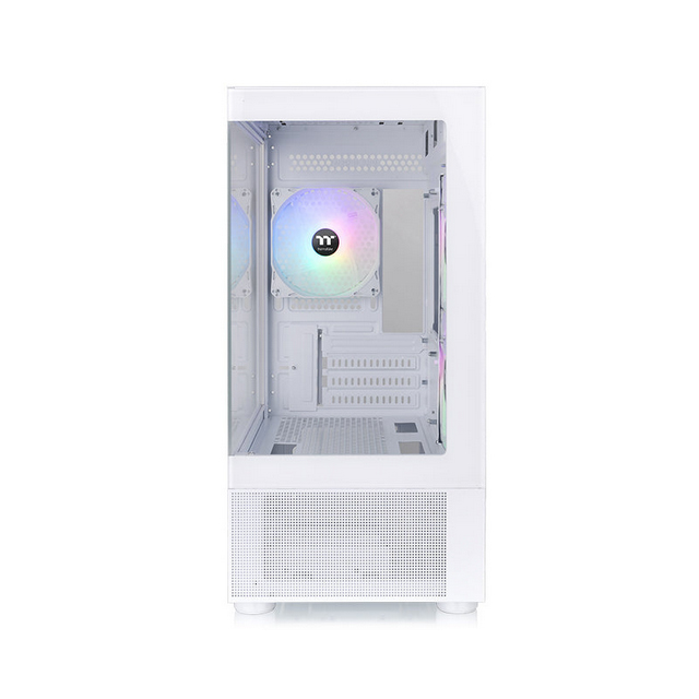 Gabinete Thermaltake View 170 TG ARGB, Micro-Tower, Micro-ATX/Mini-ITX, USB 3.0, sin Fuente, 3 Ventiladores Instalados, Blanco