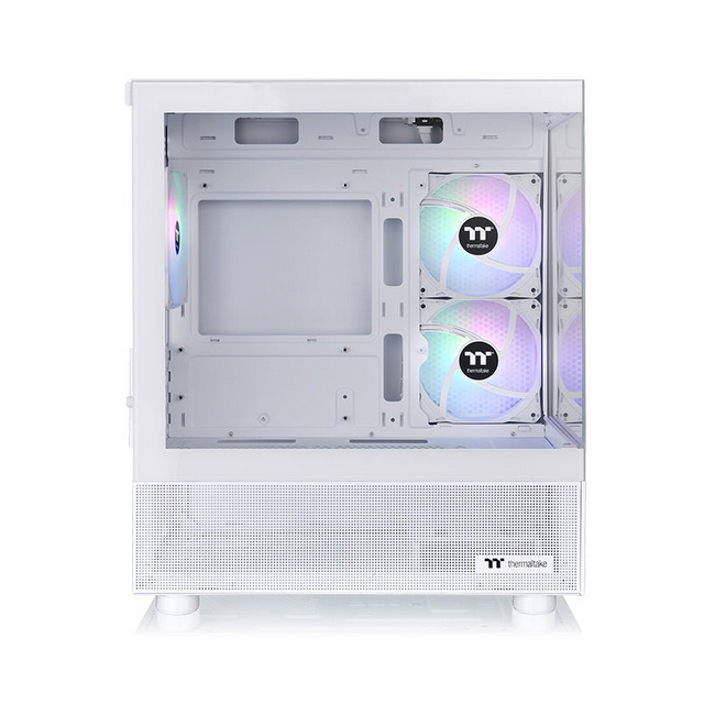 Gabinete Thermaltake View 170 TG ARGB, Micro-Tower, Micro-ATX/Mini-ITX, USB 3.0, sin Fuente, 3 Ventiladores Instalados, Blanco