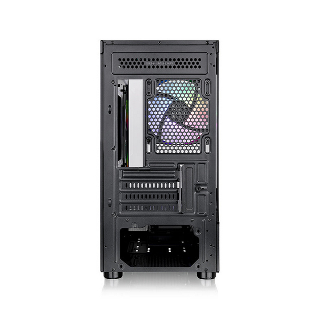 Gabinete Thermaltake View 170 TG ARGB, Micro-Tower, Micro-ATX/Mini-ITX, USB 3.0, sin Fuente, 3 Ventiladores Instalados, Negro