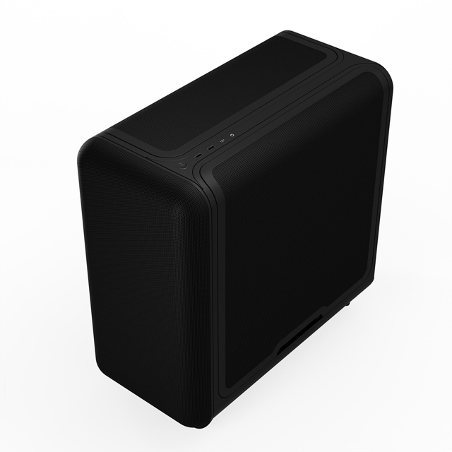 Gabinete Hyte X50 Air, Midi-Tower, ATX/Micro-ATX/Mini-ITX, USB 3.0, sin Fuente, sin Ventiladores Instalados, Negro