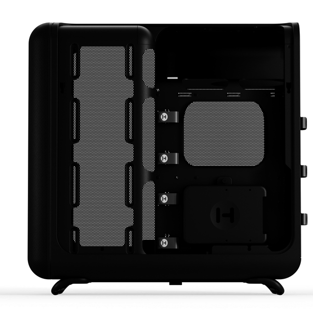 Gabinete Hyte X50 Air, Midi-Tower, ATX/Micro-ATX/Mini-ITX, USB 3.0, sin Fuente, sin Ventiladores Instalados, Negro