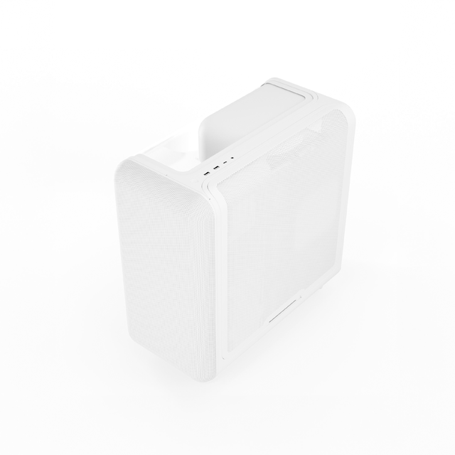 Gabinete Hyte X50, Midi-Tower, ATX/EATX/Micro-ATX/Mini-ITX, USB 3.0, sin Fuente, sin Ventiladores Instalados, Blanco