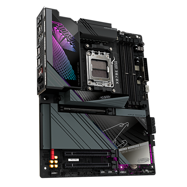 Tarjeta Madre AORUS X870E AORUS MASTER, ATX, Socket AM5, AMD X870, 256GB DDR5, HDMI/DP para AMD