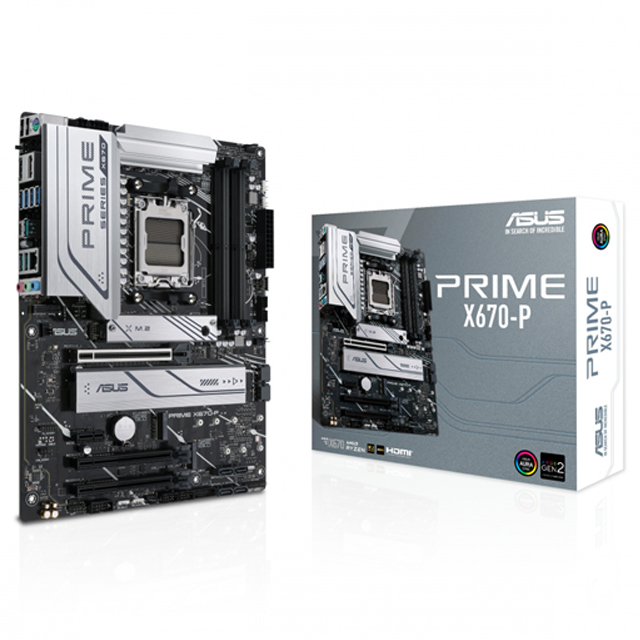 Tarjeta Madre ASUS ATX PRIME X670-P, S-AM5, AMD X670, HDMI, 128GB DDR5 para AMD 