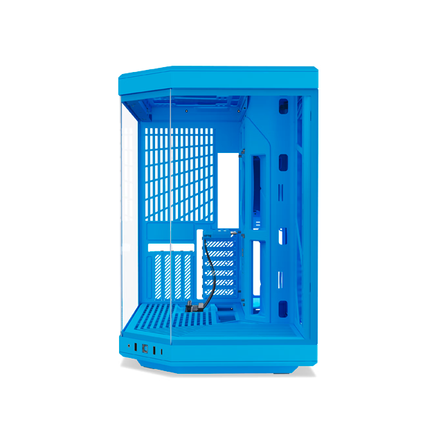 Gabinete Hyte Y70 Blueberry Milk, Midi-Tower, ATX/EATX/Micro-ATX/Mini-ITX, USB 3.0, sin Fuente, sin Ventiladores Instalados, Azul