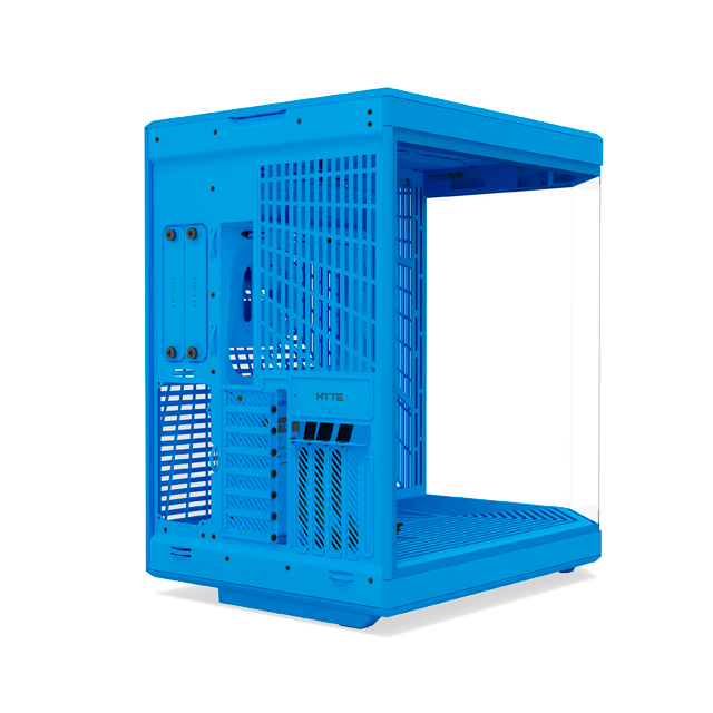 Gabinete Hyte Y70 Blueberry Milk, Midi-Tower, ATX/EATX/Micro-ATX/Mini-ITX, USB 3.0, sin Fuente, sin Ventiladores Instalados, Azul