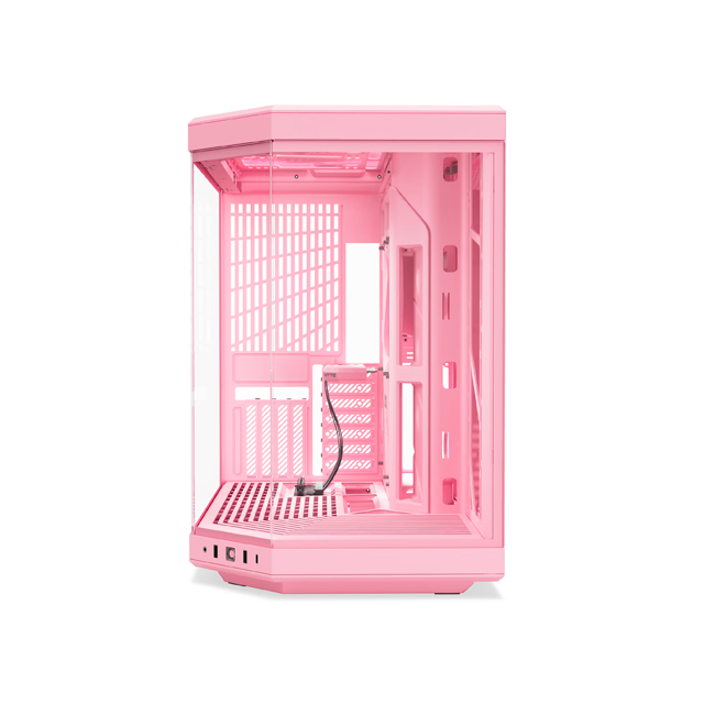 Gabinete Hyte Y70 Strawberry Milk, Midi-Tower, ATX/EATX/Micro-ATX/Mini-ITX, USB 3.0, sin Fuente, sin Ventiladores Instalados, Rosa