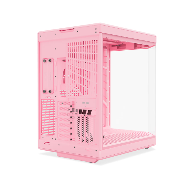 Gabinete Hyte Y70 Strawberry Milk, Midi-Tower, ATX/EATX/Micro-ATX/Mini-ITX, USB 3.0, sin Fuente, sin Ventiladores Instalados, Rosa