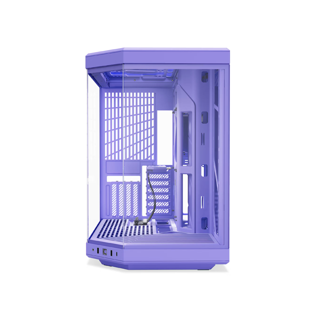 Gabinete Hyte Y70 Taro Milk, Midi-Tower, ATX/EATX/Micro-ATX/Mini-ITX, USB 3.0, sin Fuente, sin Ventiladores Instalados, Morado