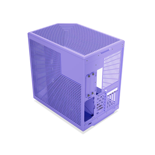 Gabinete Hyte Y70 Taro Milk, Midi-Tower, ATX/EATX/Micro-ATX/Mini-ITX, USB 3.0, sin Fuente, sin Ventiladores Instalados, Morado