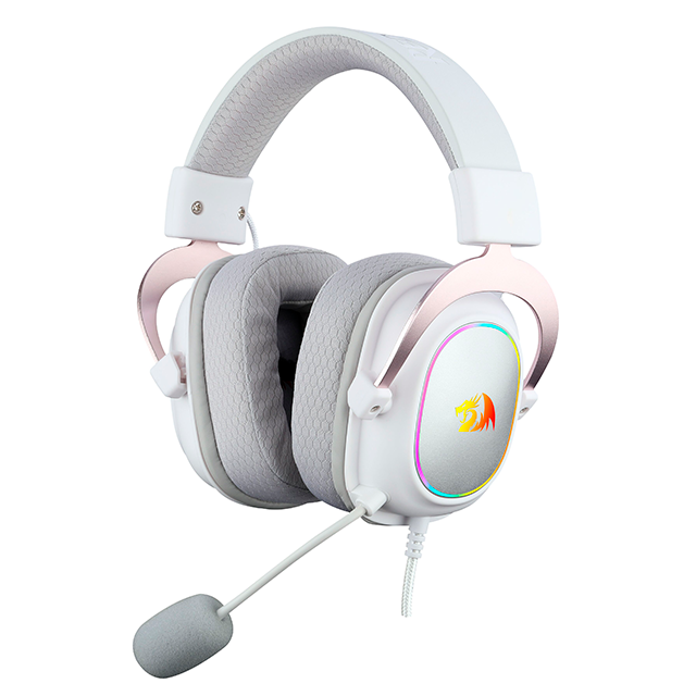 Audífonos Gamer Redragon ZEUS X RGB, Alambrico, USB-A/3.5mm, Blanco
