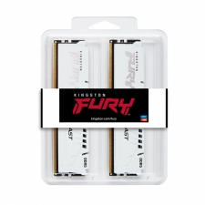 Kit Memoria RAM Kingston FURY Beast DDR5, 5600MHz, 64GB (2x 32GB), Non-ECC, CL40, XMP, Blanco