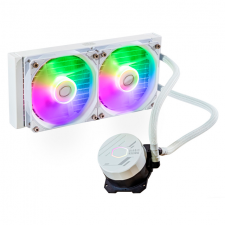 Cooler Master MasterLiquid 240L Core ARGB Enfriamiento Líquido para CPU, 2x 120mm, hasta 1750RPM, Blanco