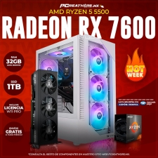 MA02 EQUIPO AMD RYZEN 5 5500 + 32GB RAM + RX 7600 8GB + 1TB SSD